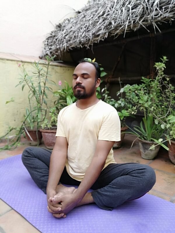 Sumesh is a yoga instructor at sita cultural center