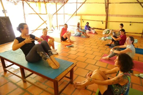 prendre soin de soi en cours de Pilates à sita cultural center